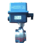 Zawór klapowy z napędem elektrycznym